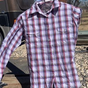 Shimmery Wrangler Pearl snap